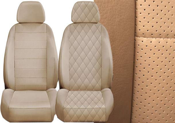Купить чехлы на сидения из экокожи Renault Kaptur - авточехлы на сиденья из экокожи Color8